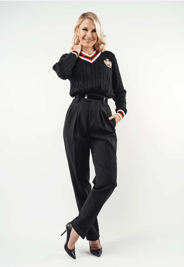 Oblikovalka Maja Ferme ponudila dizajnerske puloverje FERME fashion z bogatim zgodovinskim ozadjem (foto: Profimedia)