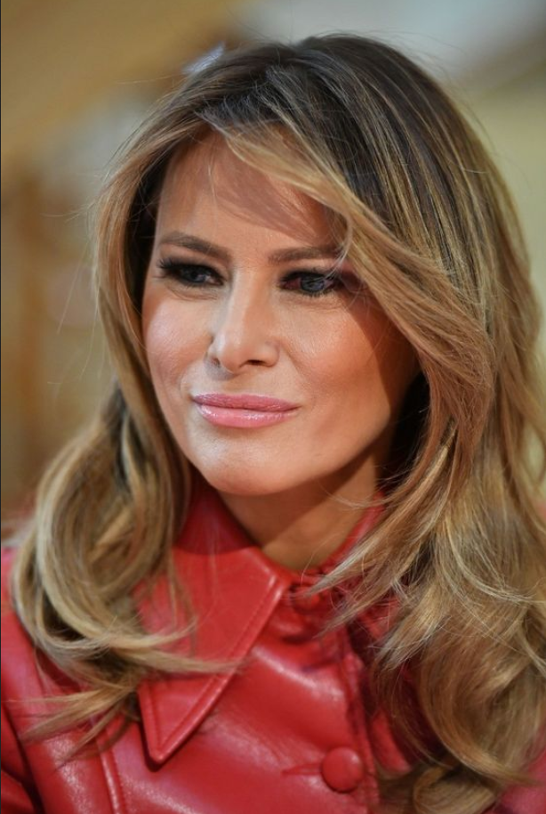 Melania Trump se je v Belo hišo vrnila v čudovitem karirastem plašču - Foto: Profimedia