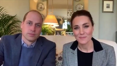 Princ William in Kate Middleton delila čudovit redek posnetek svojih otrok v svojem domu