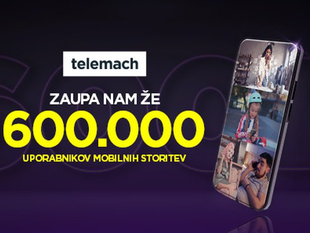 Telemach slavi novo prelomnico - 600.000 uporabnikov - Foto: Telemach