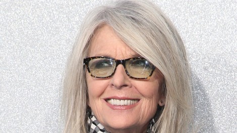 Diane Keaton nosila popoln prešit plašč za ženske nad 60 let