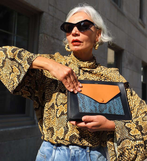 Kako modno in elegantno nositi živalske vzorce pri 50. in več letih - Foto: Instagram