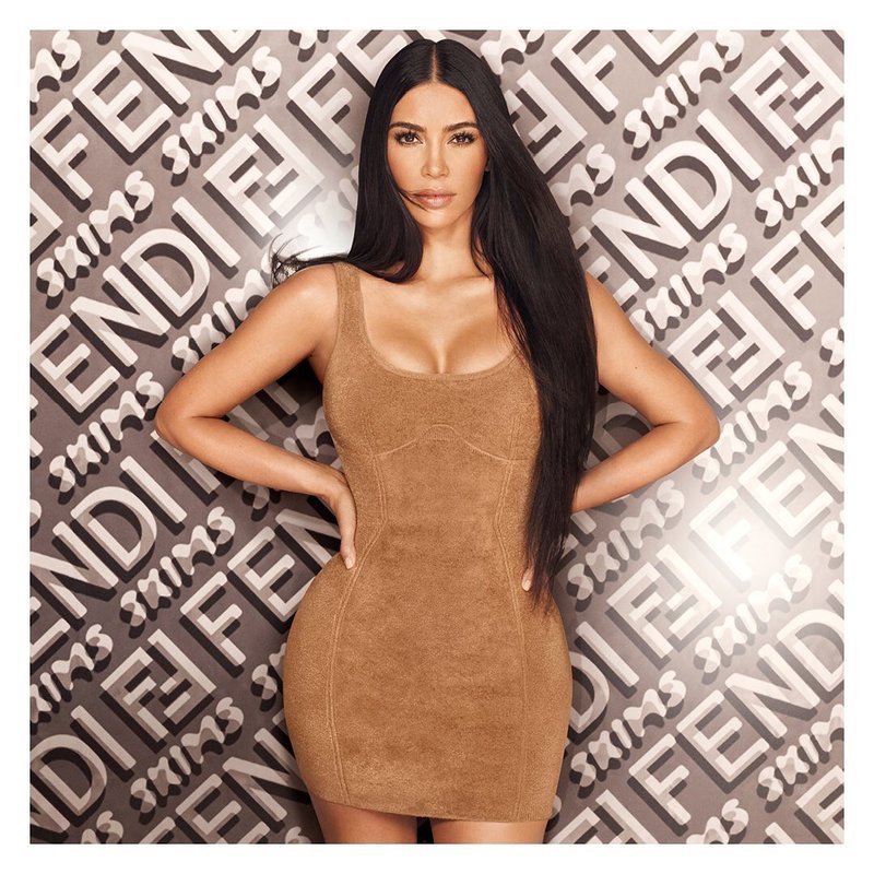 Kim Kardashian West je predstavila modno sodelovanje z znamko Fendi (foto: Instagram)