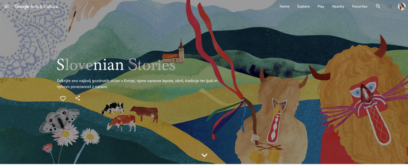 Google Arts & Culture in Slovenska turistična organizacija predstavljata Zgodbe iz S𝓁𝑜𝓋𝑒nije, podpisane z ljubeznijo (foto: promocijsko gradivo)