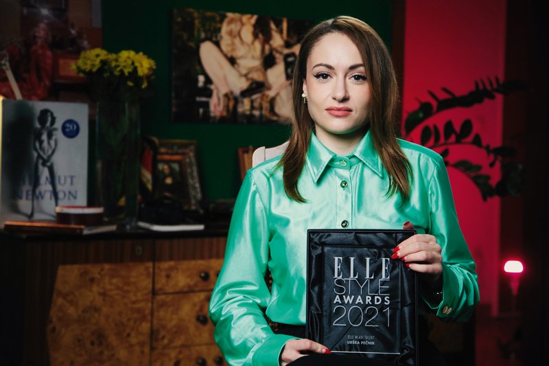 Elle Style Awards: Urška Pečnik je prejela nagrado Elle Mladi talent (foto: Aleksandra Saša Prelesnik)