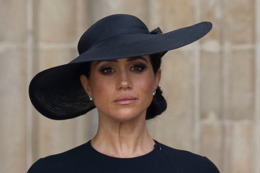 Meghan Markle princesa Charlotte kraljica Elizabeta pogreb