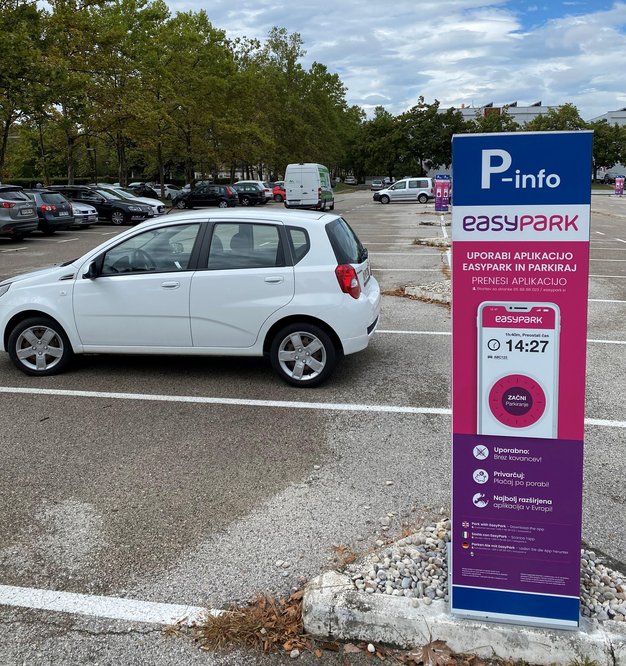 Prvo parkirišče z EasyParkovim CameraParkom v Ljubljani - Foto: EasyPark