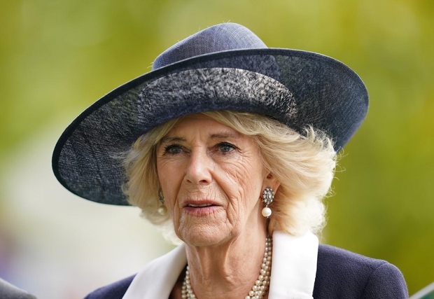 Kraljica Camilla se je že drugič samostojno pojavila v elegantni mornarsko modri in beli obleki. Kraljica soproga se je pred …
