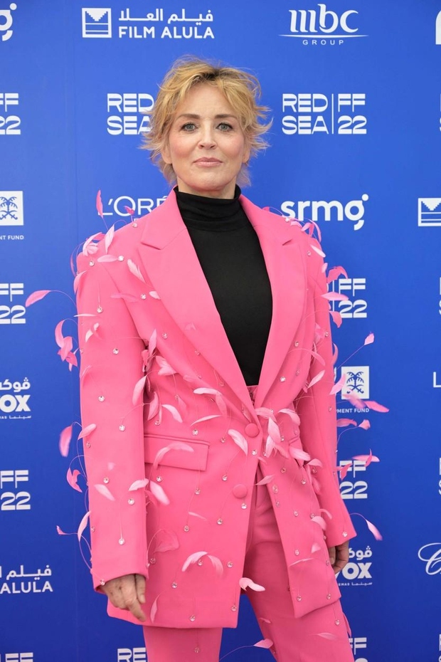 Najljubša barva Sharon Stone je zagotovo rožnata! Po senzacionalni obleki je čas za dvodelno obleko ... A vedno v tej …