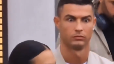 Ronaldov izraz na obrazu, ko je ugotovil, o čem govori Georgina, je že spletni hit (VIDEO)