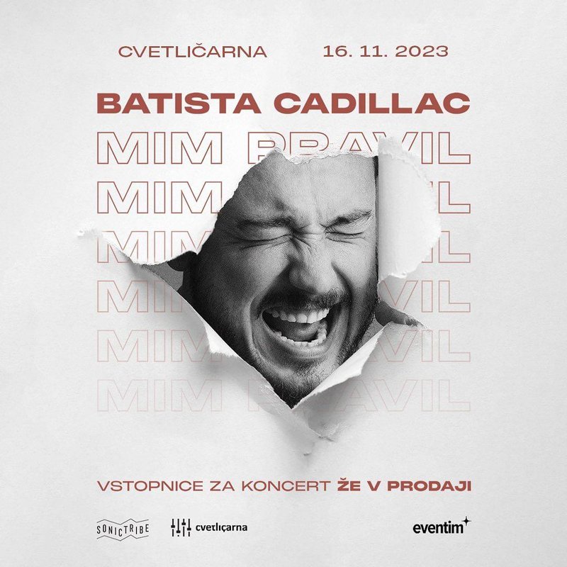 Ne zamudite koncerta leta! MIM PRAVIL - Batista Cadillac v ljubljanski Cvetličarni! (16. november)

