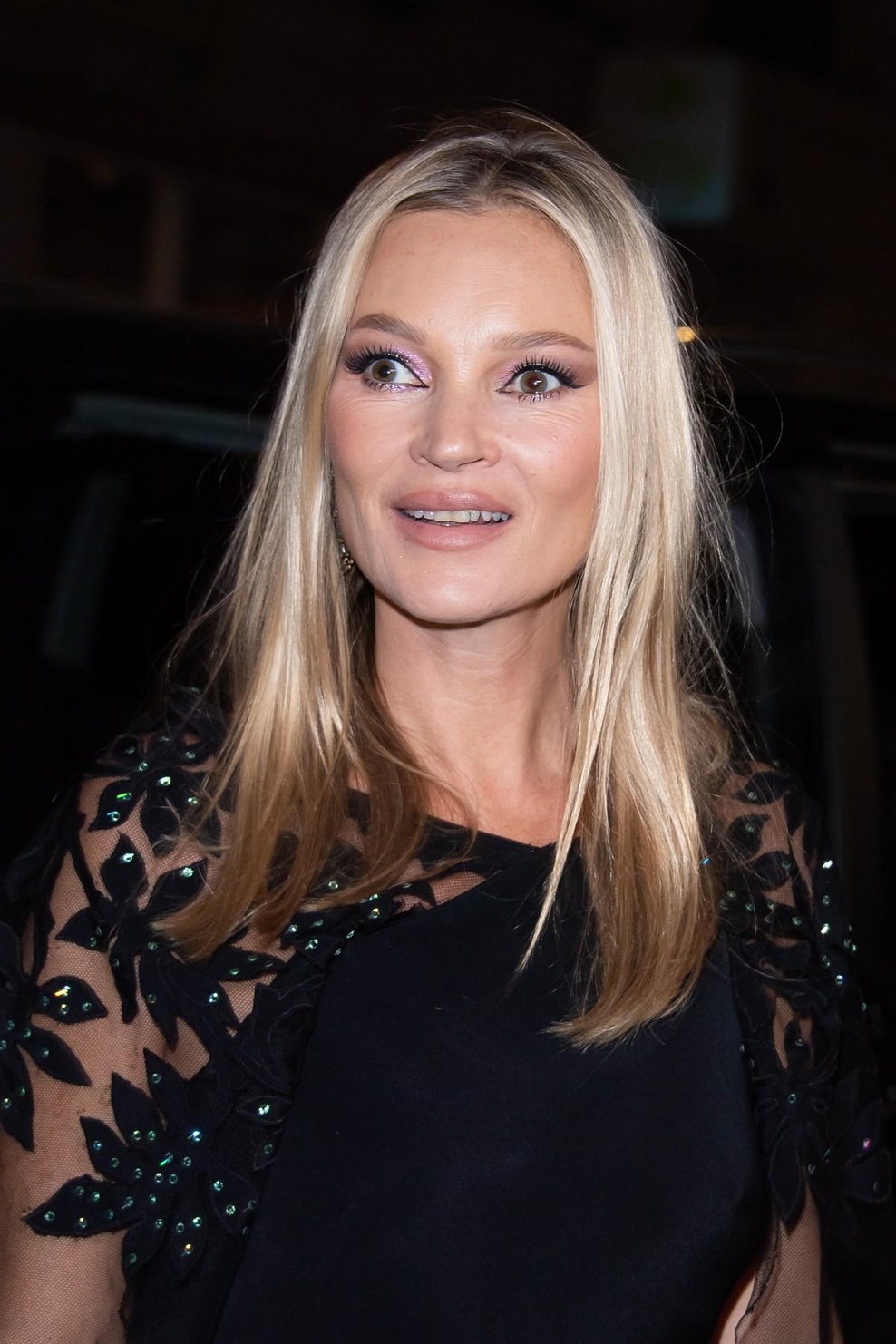 Vse najboljše, Kate Moss! Manekenka je za 50. rojstni dan navdušila v drzni čipki (foto: Profimedia)