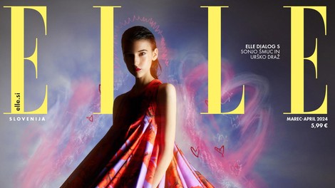 Digitalna naslovnica, kot je še ni bilo: Kdo je umetnik, ki je 'predelal' slovensko Elle naslovnico