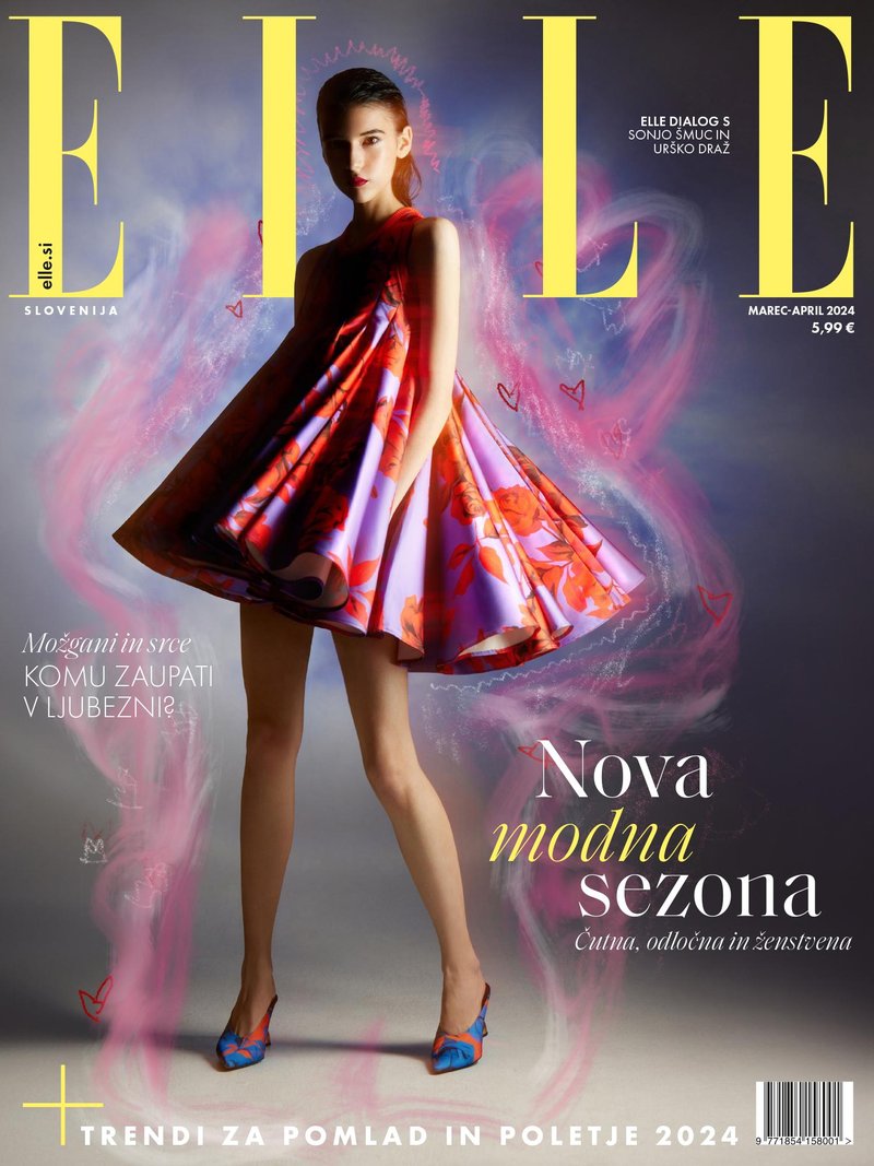 Digitalna naslovnica, kot je še ni bilo: Kdo je umetnik, ki je 'predelal' slovensko Elle naslovnico (foto: Mimi Antolovuć)