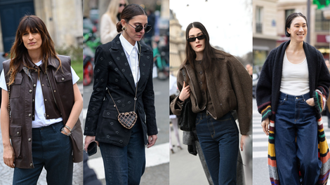 Najbolj elegantna izbira med kavbojkami: 7 stajlingov s temnim džinsom, ki je obvezen kos vsake ženske garderobe