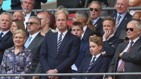 Princ George prvič v javnosti, odkar ima Kate Middleton raka: Le ena oseba ga je uspela nasmejati