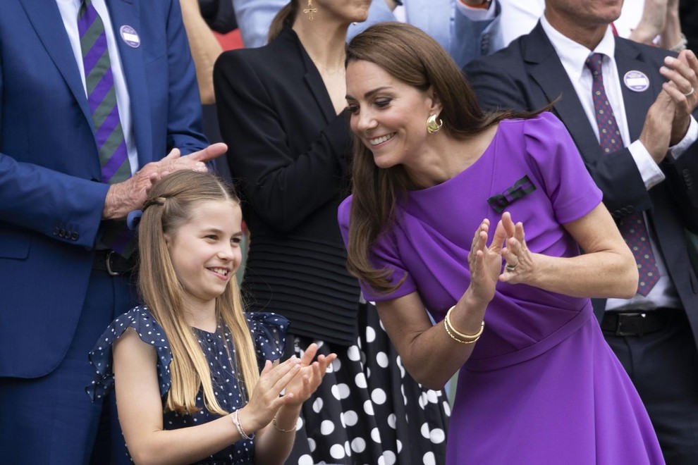 Razlog lomi srca: Prihod princese Charlotte v Wimbledon je bil načrtovan mesece vnaprej, imela je pomembno vlogo