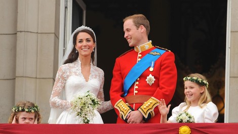 Kate Middleton poročna obleka Alexander McQueen