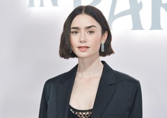 Lily Collins je našla superge, ki se odlično podajo tudi k zelo uglajenim, elegantnim kosom