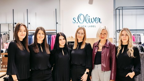 odprtje razširjene trgovine s.Oliver Black Label v nakupovalnem središču Aleja
