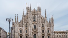 <p>Duomo, Milan gothic cathedral, Italy, Europe.Horizontal photo with copy-space.,Image: 863259798, License: Royalty-free, Restrictions:, Model Release: no</p>