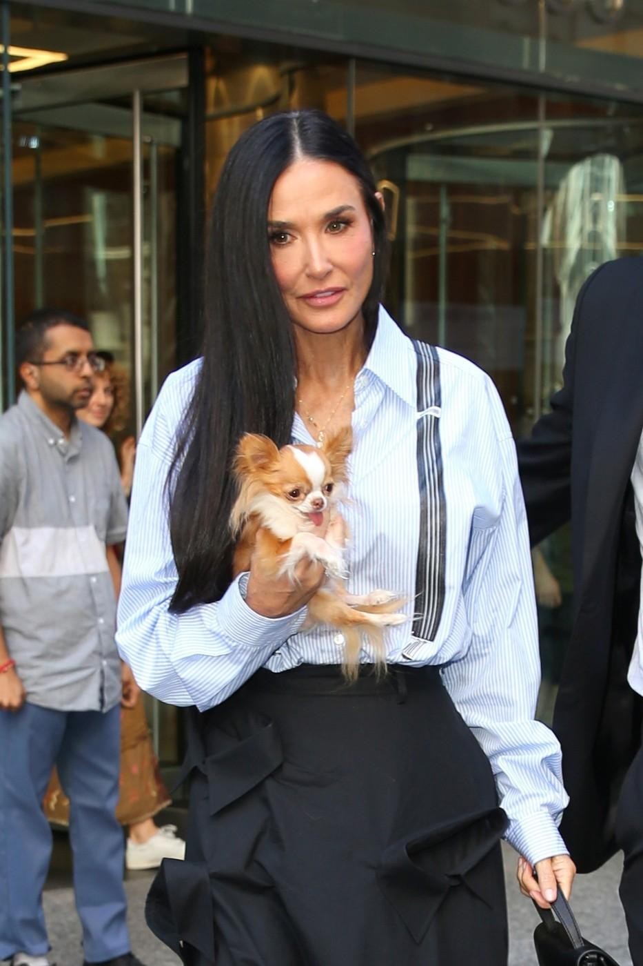 Demi Moore in njena čivava z imenom Pilaf.