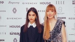 Mika Umer Windschnurer in urednica Elle