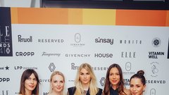 Producentka Nina Hauptman, Ajda Gregorc, modeč Ajda Samec, fotografinja Taja Harris, filmska producentka Esma Hajdar Pašić
