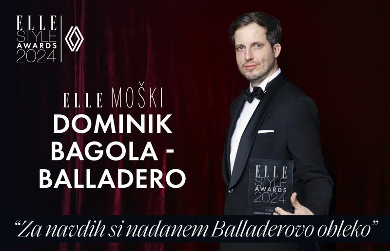 ELLE podkast I DOMINIK BAGOLA, prejemnik nagrade Elle moški 2024
