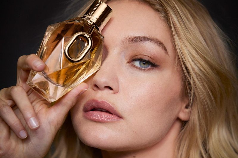 Rabanne razkril novi obraz dišave ‘Million Gold For Her’: Gigi Hadid (foto: promocijska fotografija)