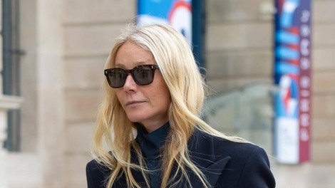 Gwyneth Paltrow kratek plašč