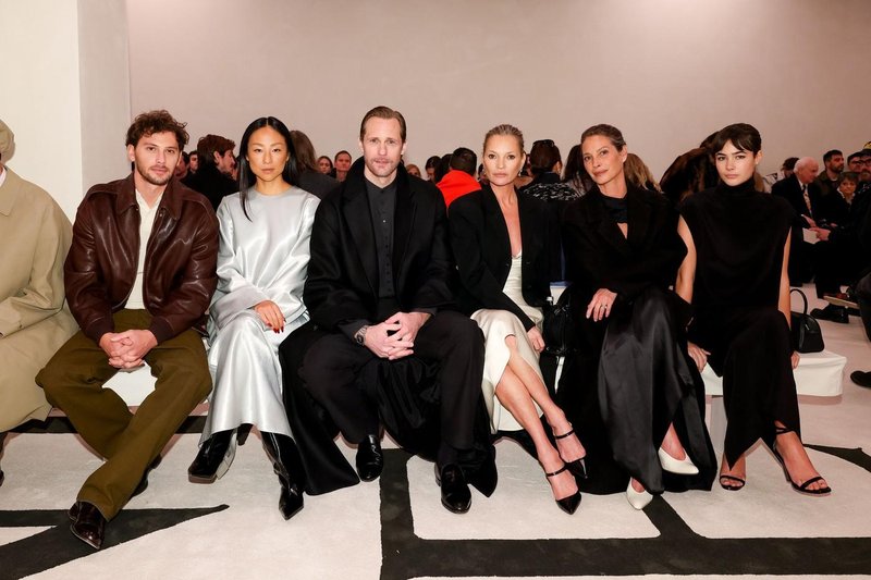 Cooper Koch, Greta Lee, Alexander Skarsgĺrd, Kate Moss, Christy Turlington Burns in Grace Burns