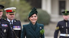 princesa Catherine Kate Middleton dan svetega Patrika