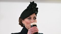 princesa Catherine Kate Middleton dan svetega Patrika