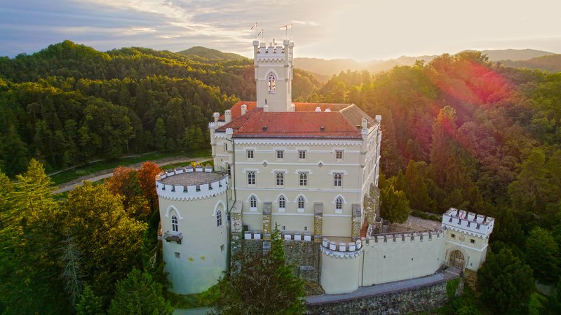 Grad Trakošćan, hrvaško Zagorje.