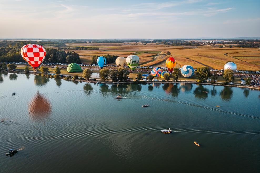 Baloni na vroč zrak, Medžimurje. (foto: Hrvaška turistična skupnost)