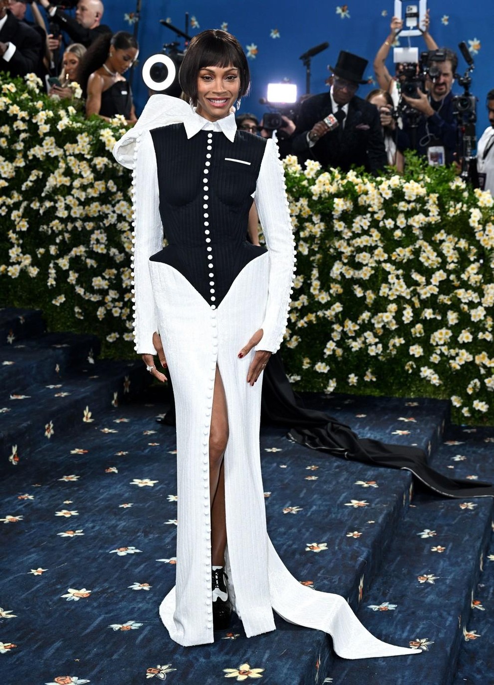 Zoe Saldana v Thom Browne