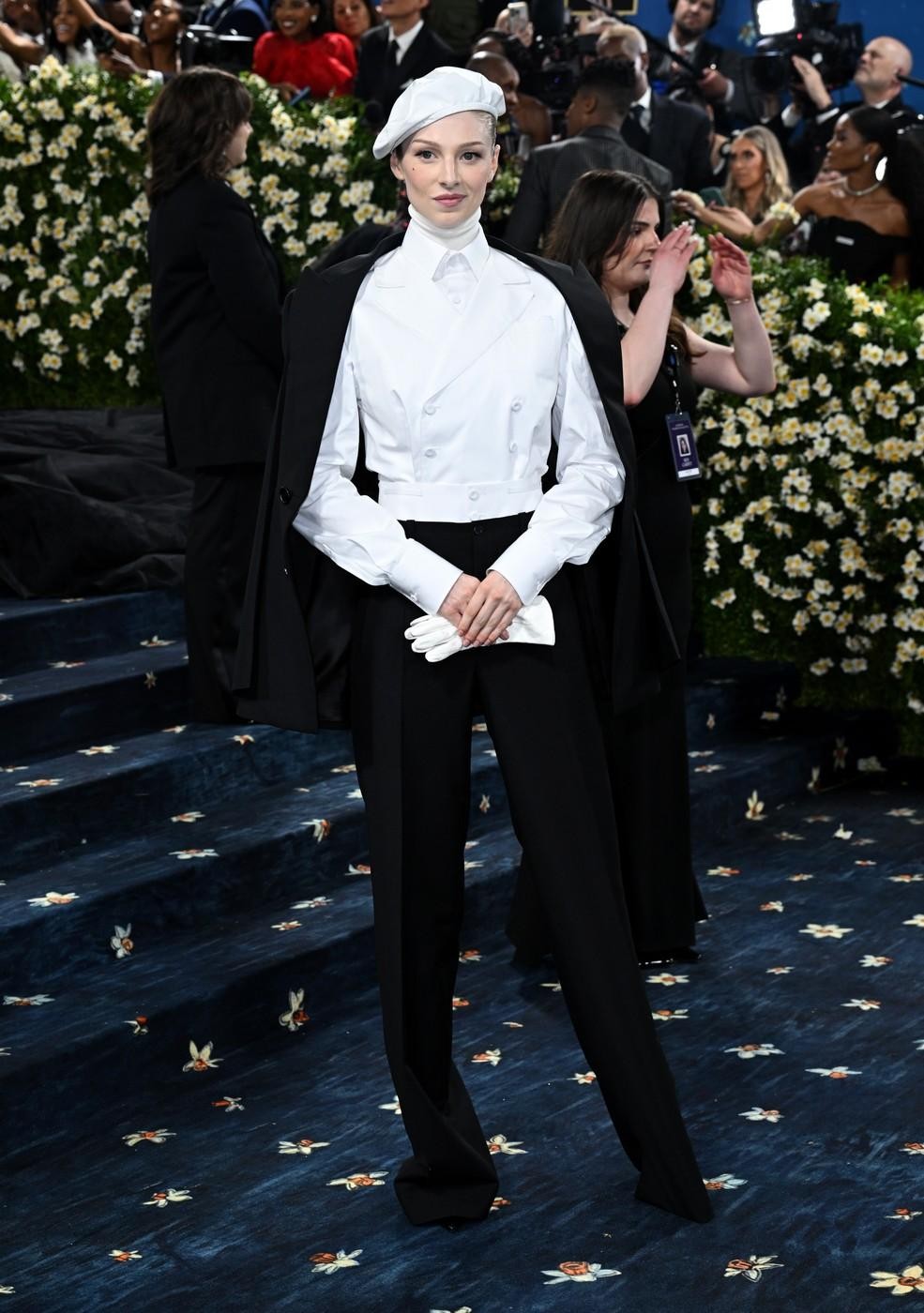Hunter Schafer v Prada