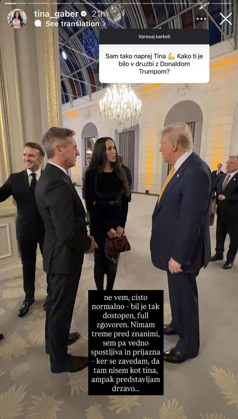 Tina Gaber povedala, kar zanima vse: kakšen je v resnici Donald Trump? Njene besede močno odmevajo