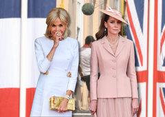 Brigitte Macron ali Kate Middleton? Katera dama se je bolje oblekla za srečanje v Londonu?