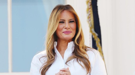 Melania Trump bela sončna očala