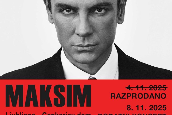 Če ste zamudili vstopnice za prvega, imate novo priložnost – potrjen dodatni koncert Maksima Mrvice v Ljubljani!