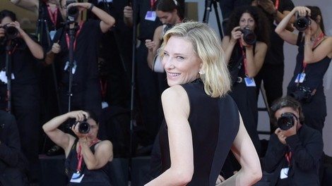 Cate Blanchett obleka Armani Privé beneški filmski festival