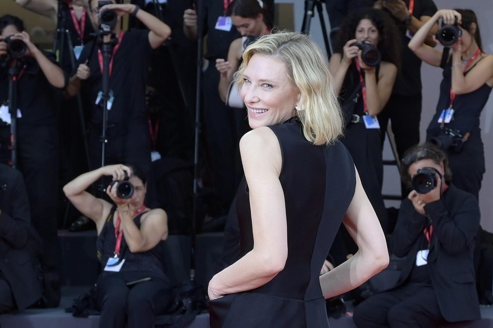 Cate Blanchett obleka Armani Privé beneški filmski festival