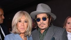 Brigitte Macron pariški teden mode Dior kavbojke