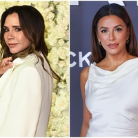 Victoria Beckham in Eva Longoria blesteli v belem: kateri bolje pristaja?