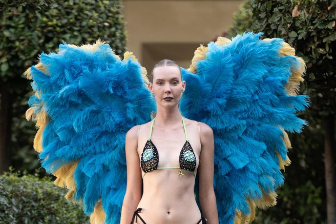 SIREN COUTURE with FLAALUHS shoes