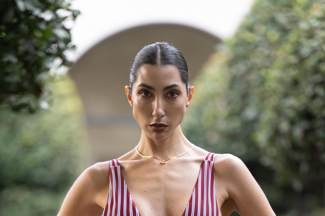 BOOTINBIKINIS with MARA MEGELEA jewelry