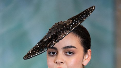 JULZZALLURE headpiece with CRAIG COATES COUTURE