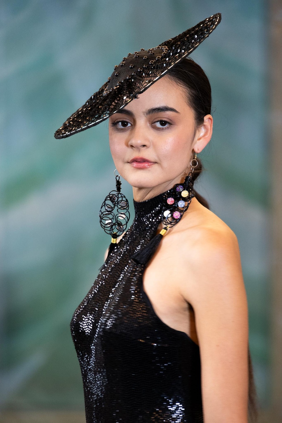 JULZZALLURE headpiece with CRAIG COATES COUTURE